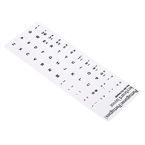 Portuguese Keyboard Layout Stickers