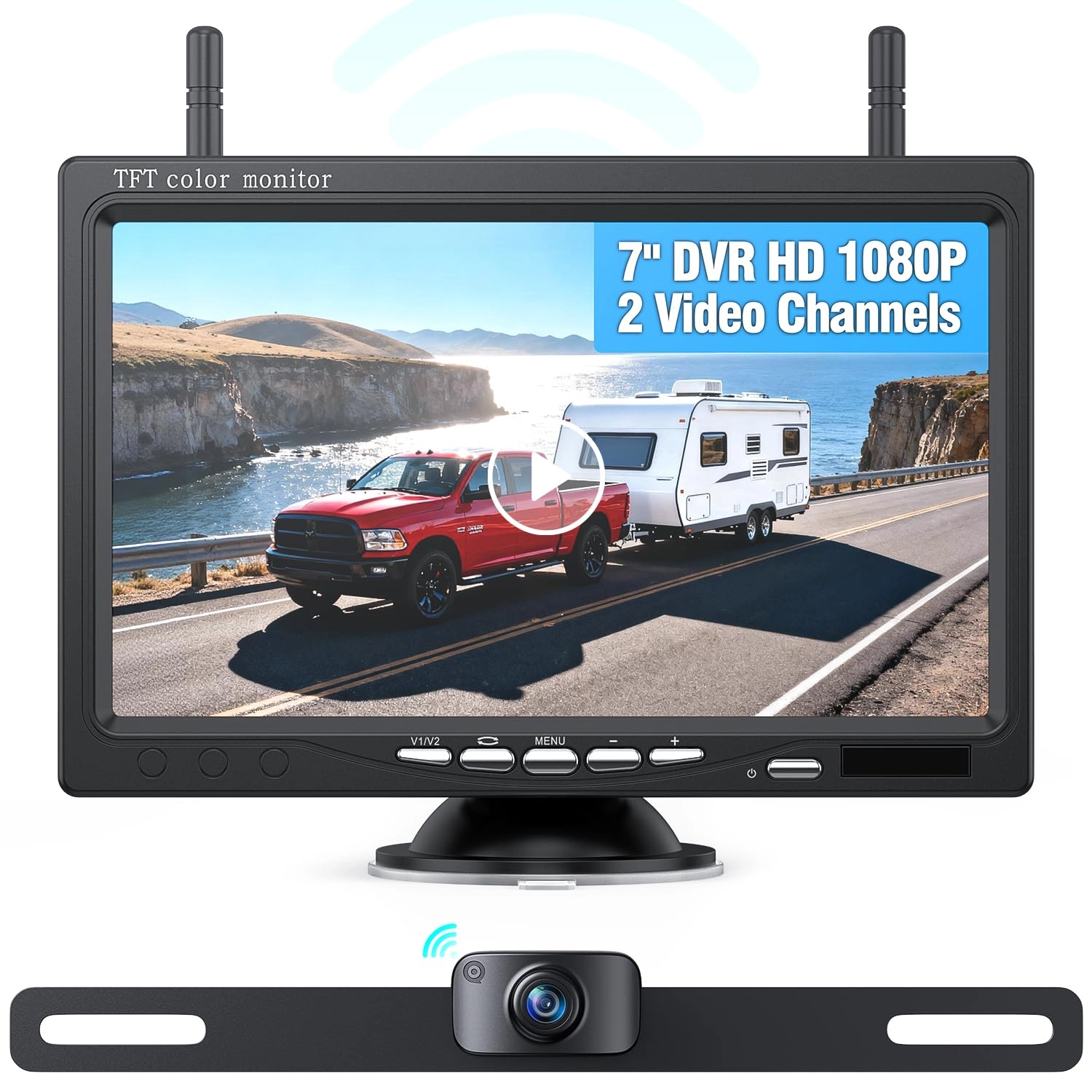 Magnetic Wireless Reversing Camera - 1080P