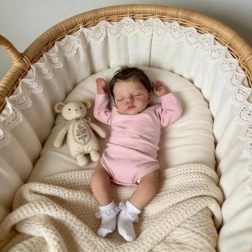 Reborn Baby Doll - 19-inch Cloth body Sleeping Ages 3+