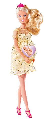 Steffi Love Royal Princess Doll - 29cm Pregnant Baby Cradle Ages 3+