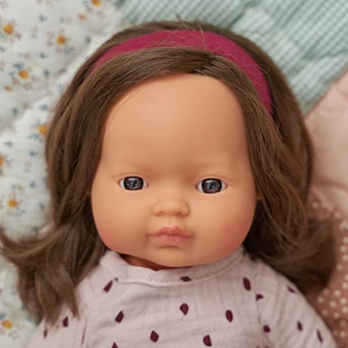 Baby Doll - 38 cm Vinyl Girl Brown Hair