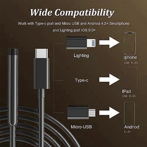Borescope Inspection Camera - 10ft 8.0mm