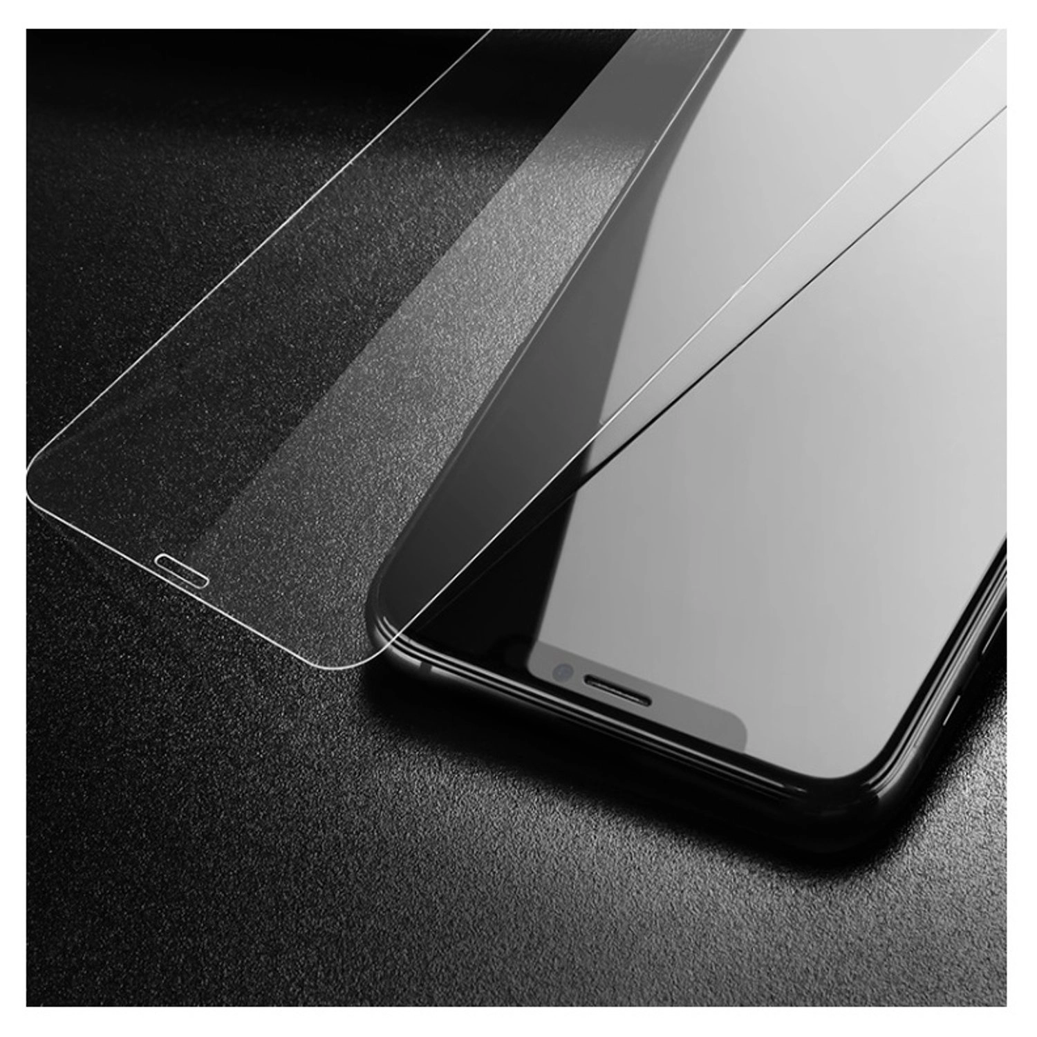 Clear Glass Screen Protector for iPhone Xs Max