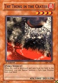 Yu-Gi-Oh! The Thing in the Crater IOC-063 - 1st Edition Common