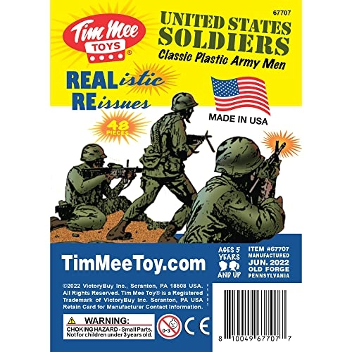 Plastic Army Men (TM-67713) 48 pcs