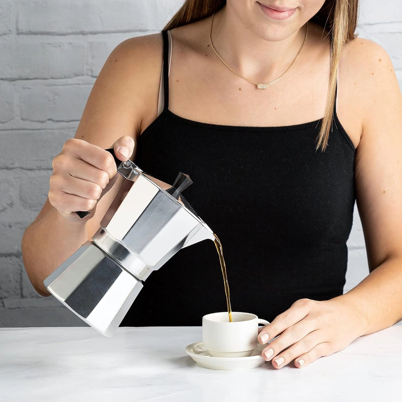 Espresso Maker - Aluminum 6 Cup Stovetop