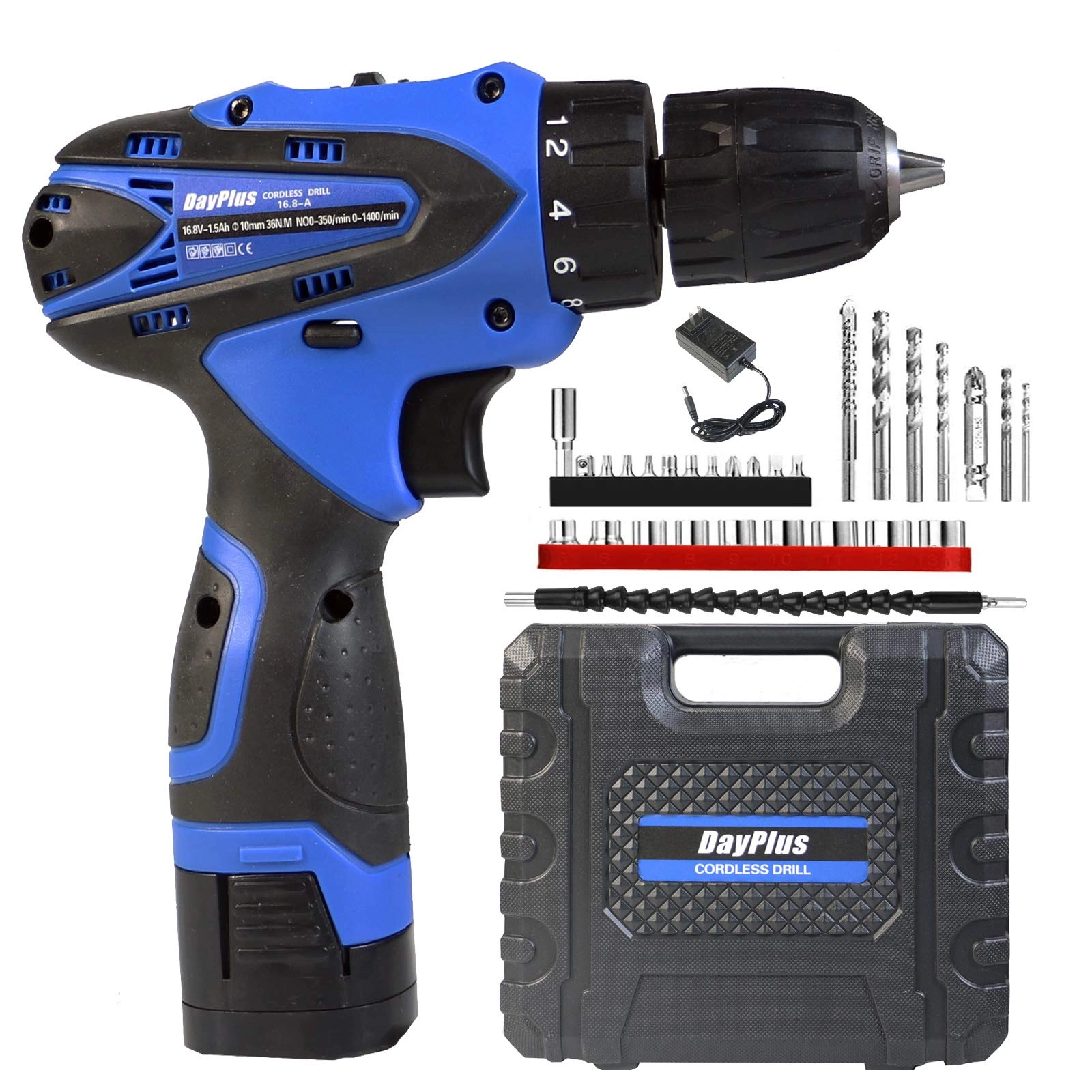 ABC58EWQ Cordless Drill Driver - 16.8V 1500mAh Set