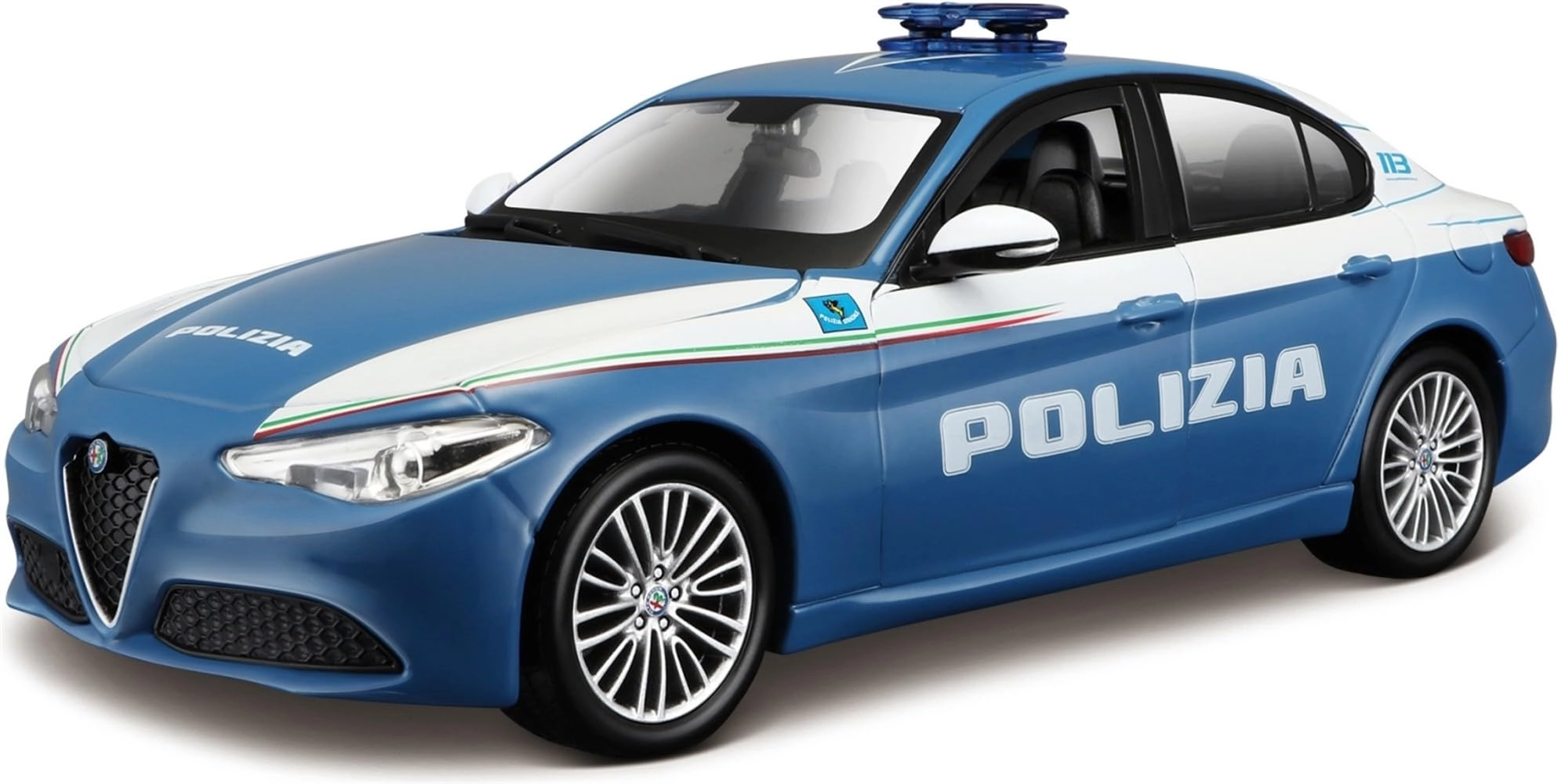BBURAGO Police Car - Metal 1:24