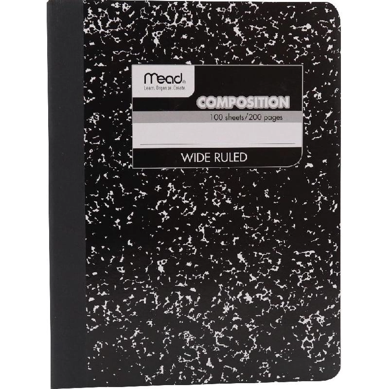 Composition Notebook 7.5 X 9.75 in Softcover - Lined 100 Sheets
