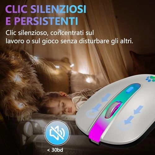 Slim Silent Mouse - Wireless