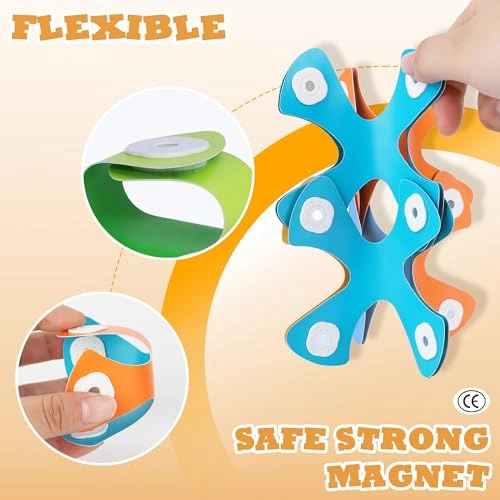 Flexible Magnetic Building Set - 16 pcs