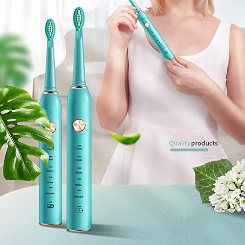 Sonic Toothbrush - 8 Brush Heads 5 Modes 60 Days