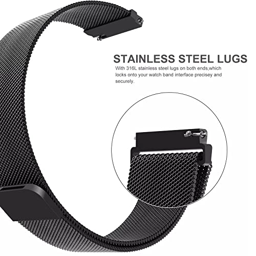 Magnetic Loop Watch Strap - Compatible for Amazfit Gts 4 Mini Metal