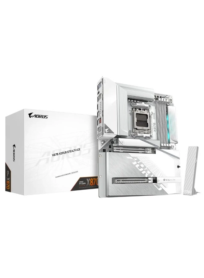 GIGABYTE X870 AORUS STEALTH ICE - AMD AM5 DDR5 PCIe 5.0