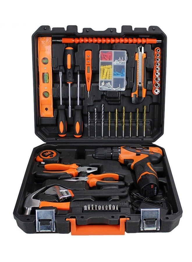 Multifunctional Tool Set - 44 Piece + Electric Drill Machine - 12V Rechargeable