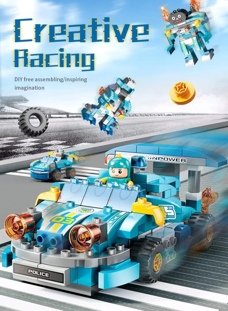 Building Blocks Set - Police 182pcs