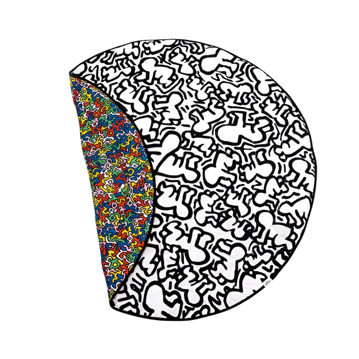 Etta Loves Reversible Sensory Playmat - Keith Haring Suitable for 0 month & above