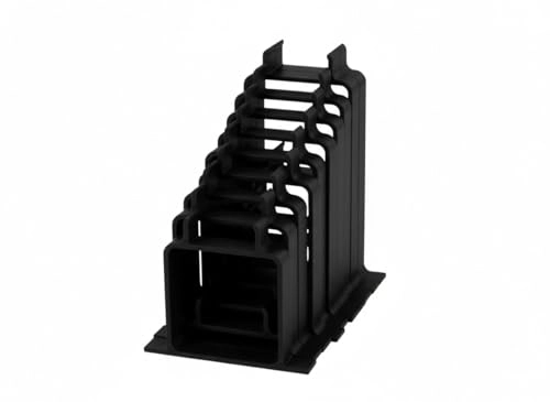 Wooden Train Spiral Rail Mount - 3 Levels