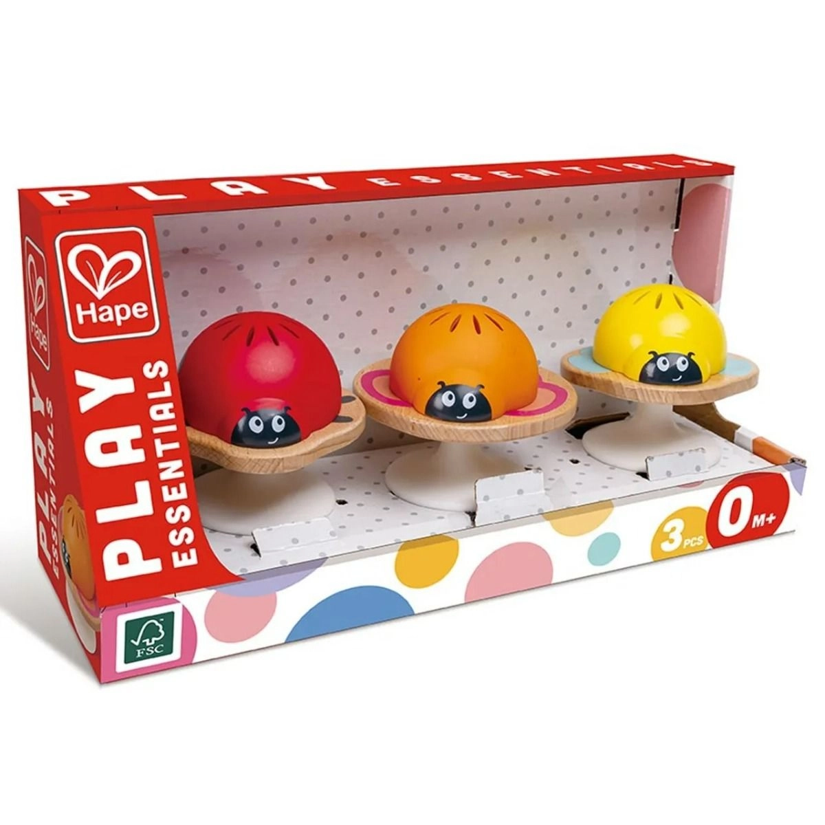 Stay Put Animal Rattles - 0 + 3pcs