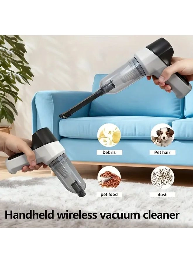 4-in-1 Wireless Handheld Vacuum Cleaner - 2000mAh