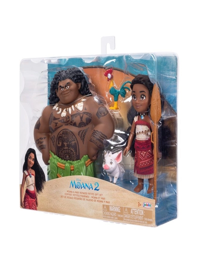 Moana Doll + Maui Doll + Pua Doll + Heihei Doll