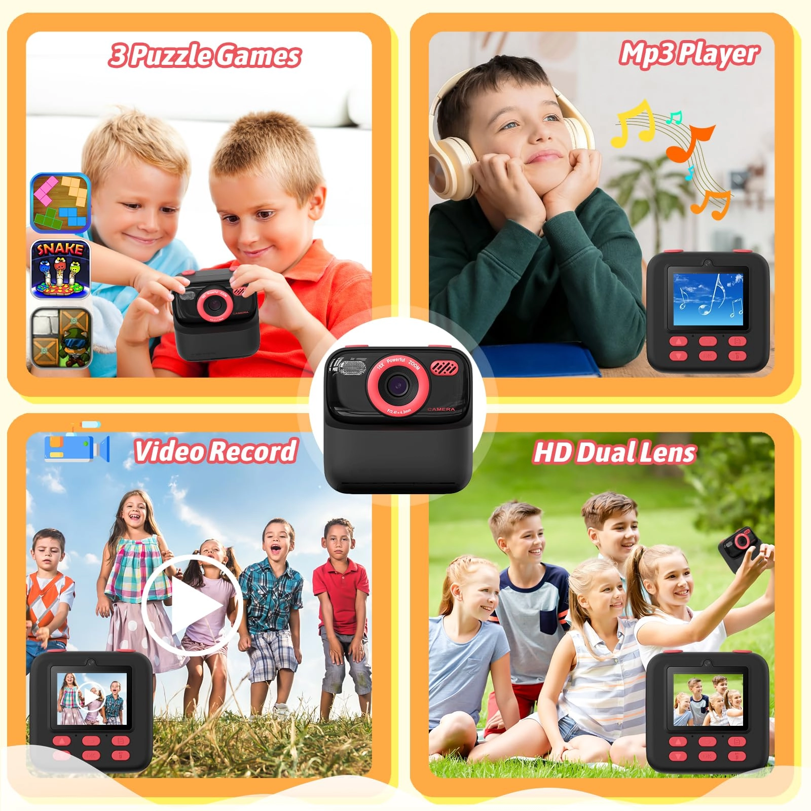 Instant Print Camera - 32GB White
