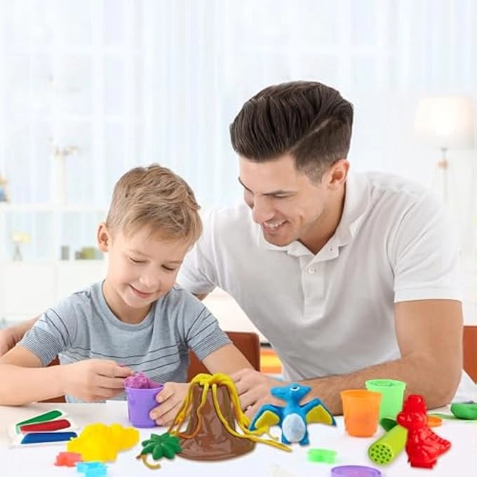 Dinosaur Play Dough Set - 30 Pack