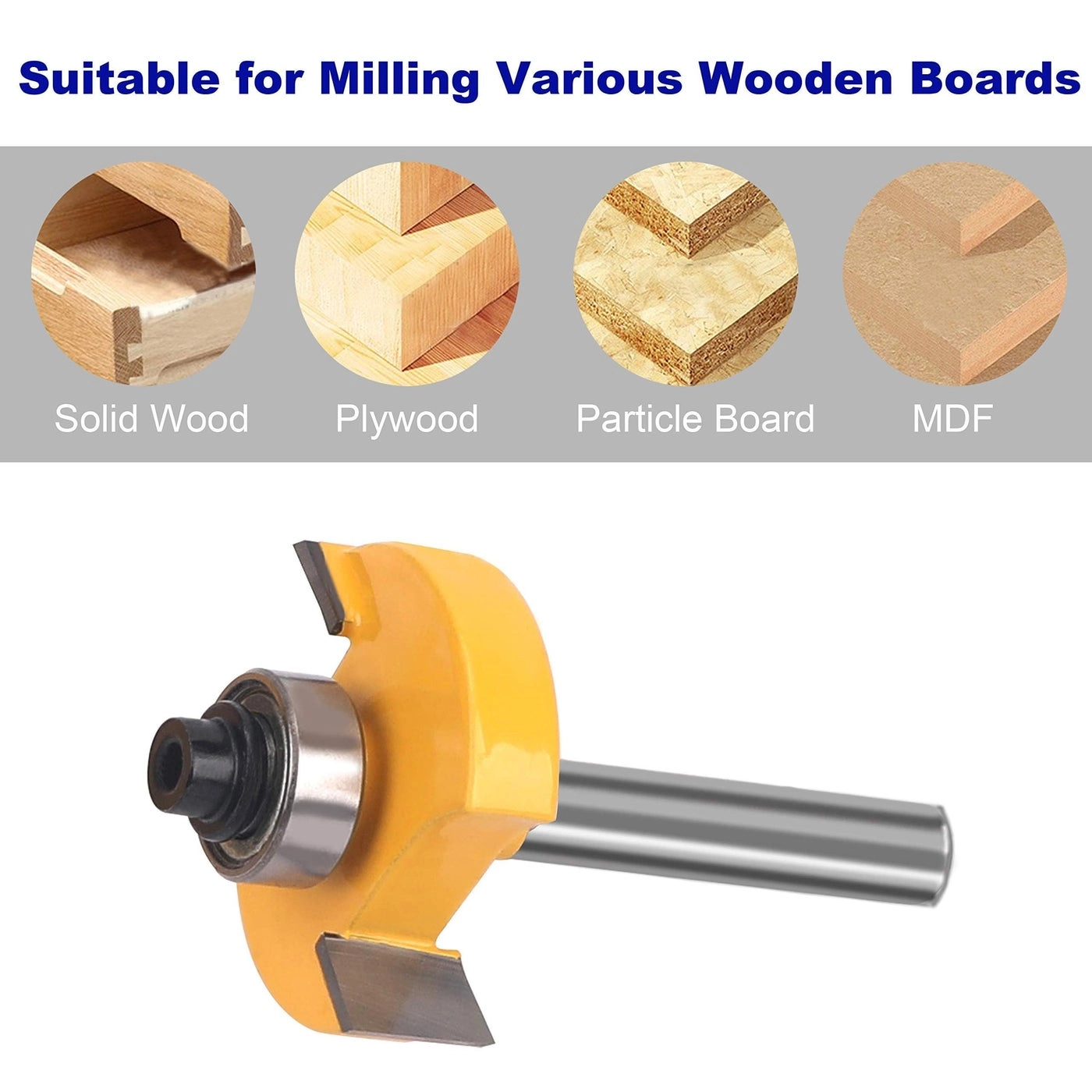 Router Bits Set - 1/4 Shank 35 Piece Set