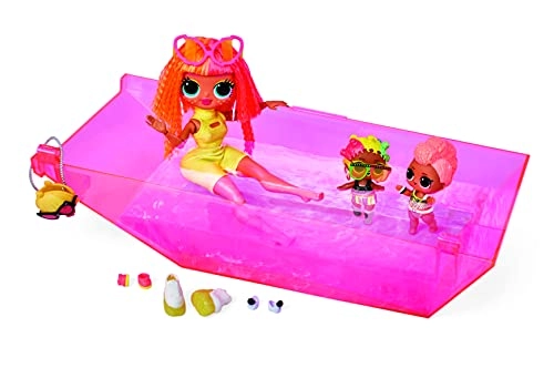 3-In-1 Party Cruiser - Rose Gold Pink Trim Magic Black Lights Ages 4+