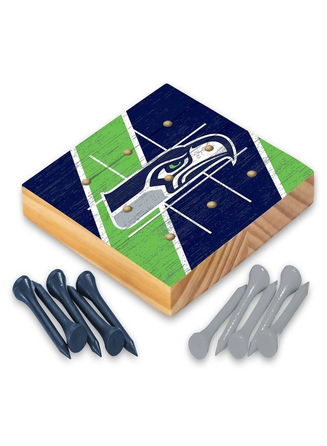 Rico Industries Peg Tic Tac Toe - NFL Seattle Seahawks
