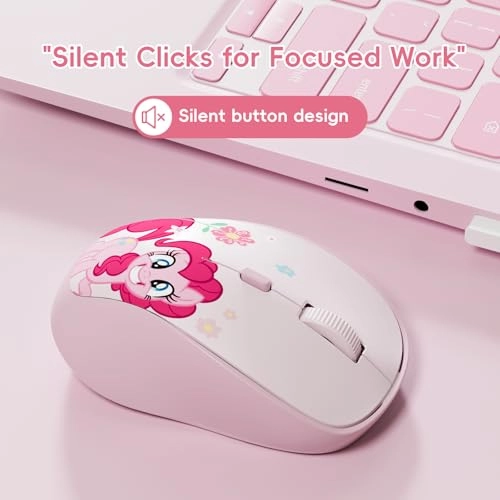 Pinkie Pie Wireless Mouse - Radio Frequency