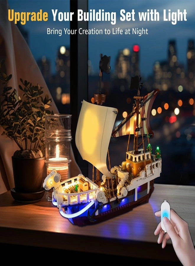 Upgrade Light Kit (75639) - for Lego The Going Merry Pirate Ship ON/Off & Dimmer Switch