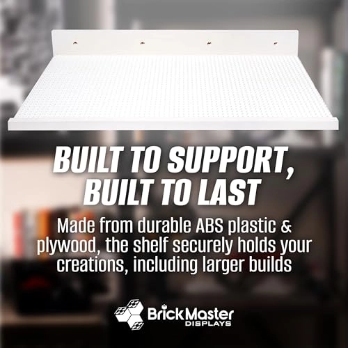 Building Brick Display Shelves - Wood Plastic
