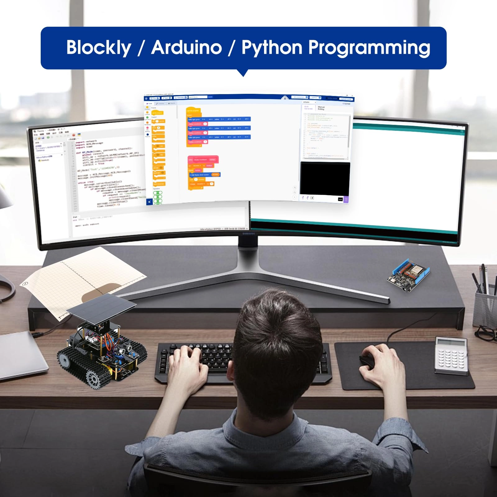 4 in 1 Smart Robot Arm Coding - 12 years+