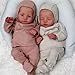 Reborn Baby Doll - 18Inch Boy + Reborn Baby Doll - Girl Sleeping Ages 3+