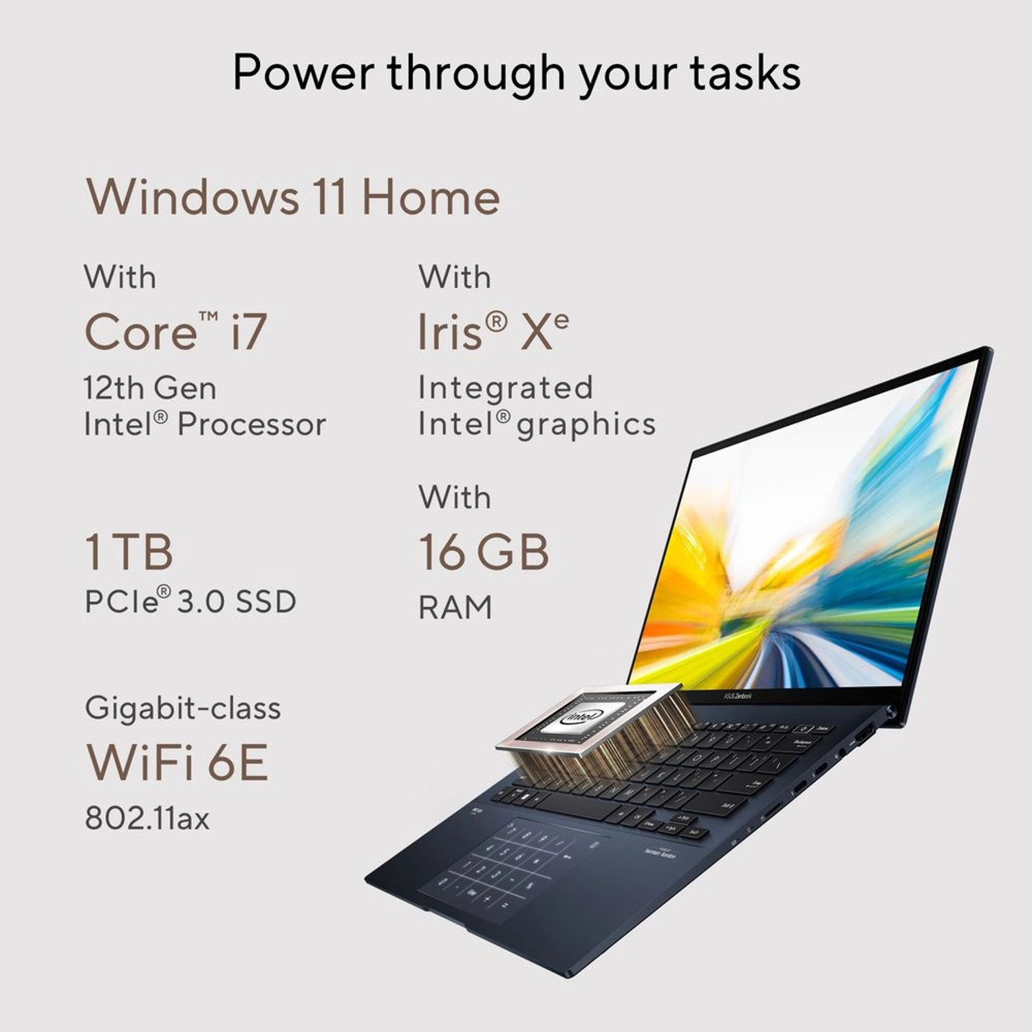 Zenbook 14 OLED UX3402ZA - 14'' i7-1260P 16GB DDR5 1TB SSD