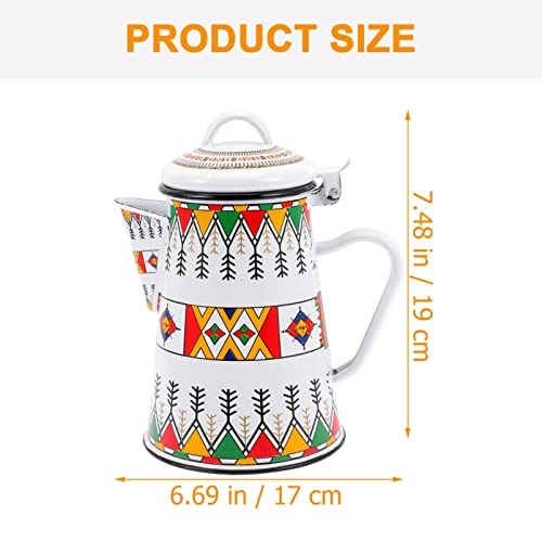 Porcelain Teapot - Ceramic Enameled 2. 5L