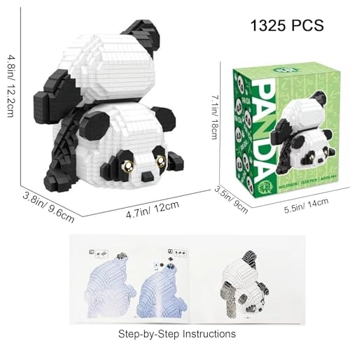 Panda Mini Building Block Set (13605)