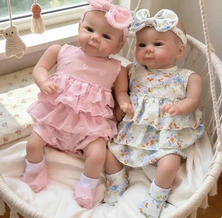 Loulou Reborn Baby Doll - 20 inch Silicone Vinyl Girl Ages 3+