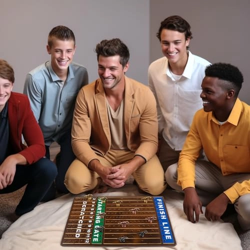 Horse Race Board Game - 11 Horses 4 Dice Solid Wood