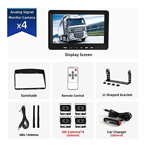 Car Monitor Rear View Backup Camera - Night vision Wireless 1080P