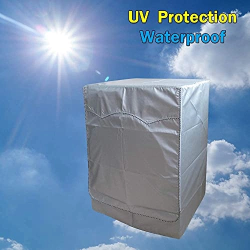 Washer and Dryer Cover - 2 Pack Silver Waterproof