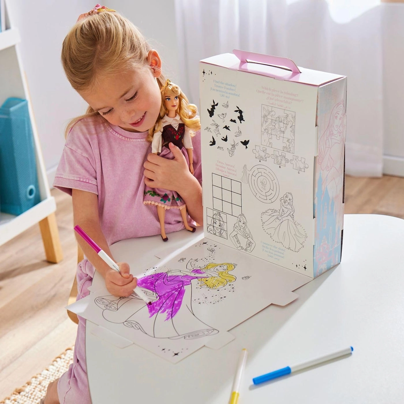 Aurora Princess Story Doll - 11 Inches Satin Gown