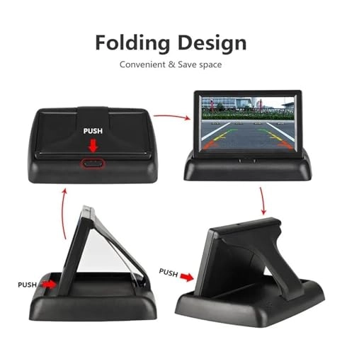 Rear View Camera Fisheye - Night vision Wired 1080P