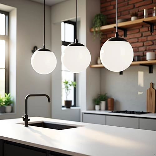 Hanging Light - Pack of 2 E27 Black & White