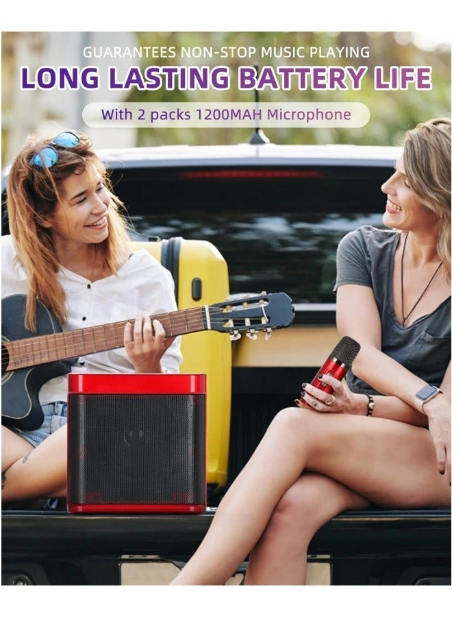 Wireless Karaoke Machine - 2 Microphones