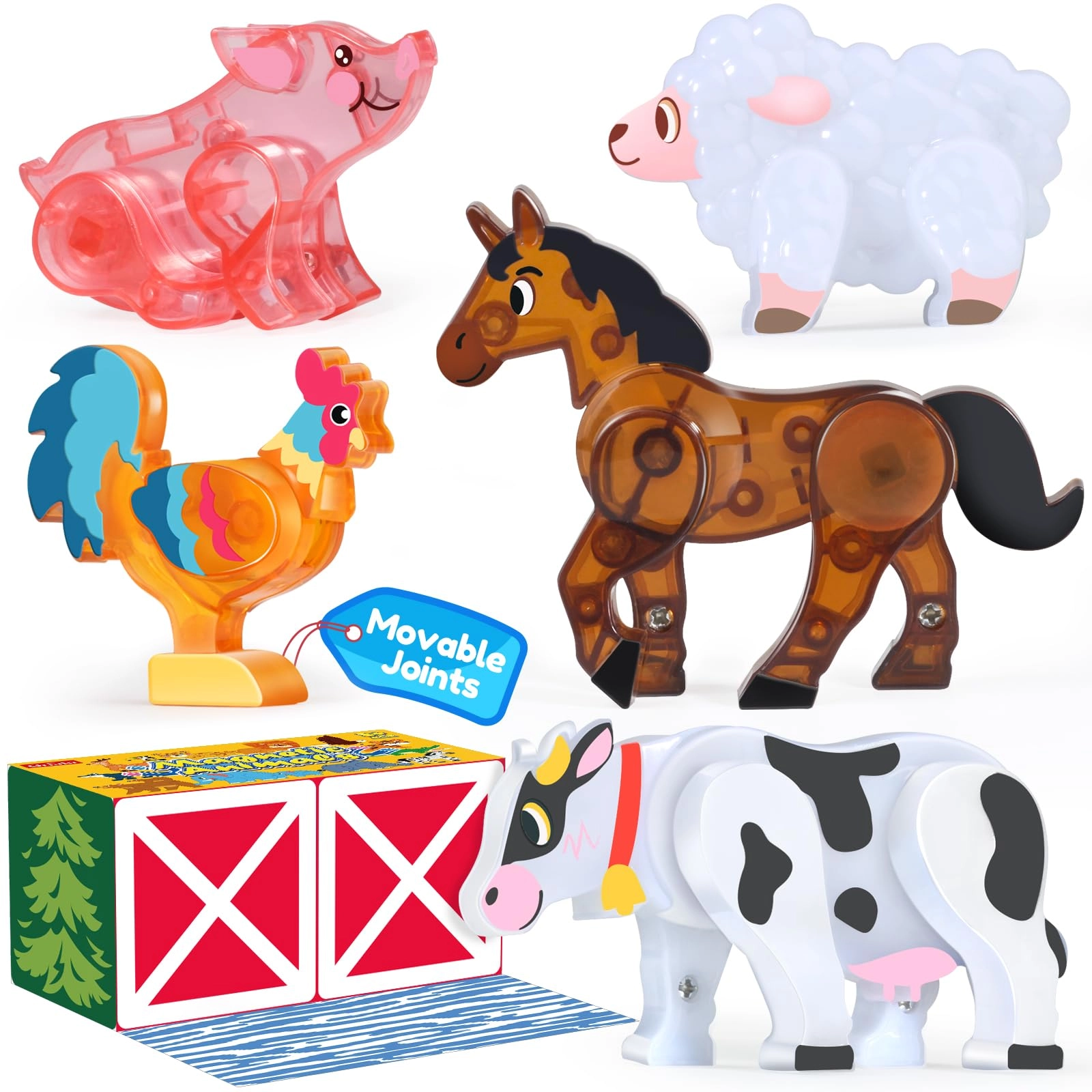 Oriate Magnetic Farm Animals - 3 years - 12 years 5 pieces