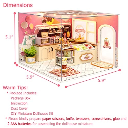 DIY Miniature Dollhouse Kit - Warm Moment 1:24
