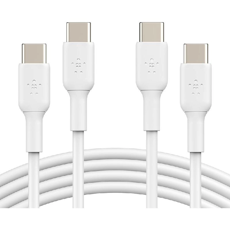 Belkin Standard Cable 2.0 USB-C to USB-C 1m Silicone (2-Pack)