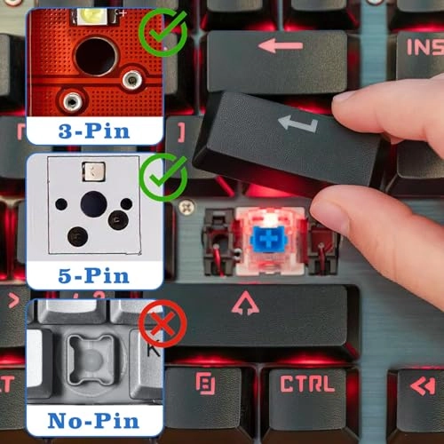 Mechanical Keyboard Switches - 50 Pcs